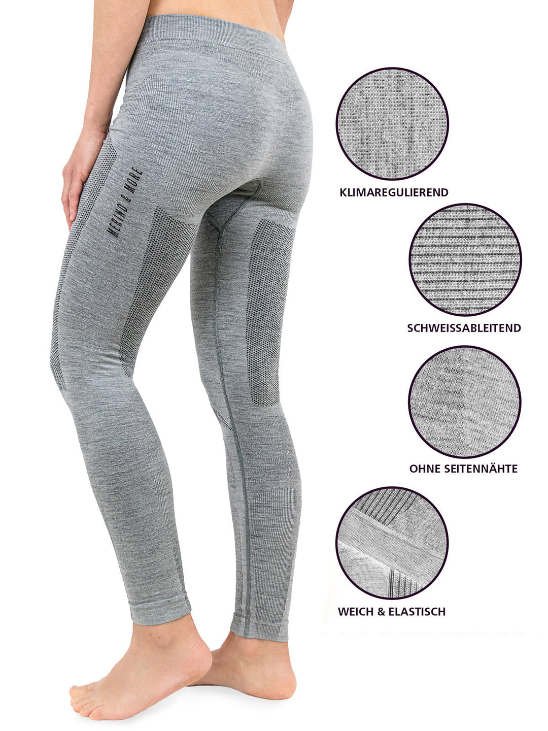 Merino Skiunterwäsche Set Damen