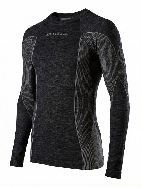 Merino Funktions-Shirt Langarm Herren