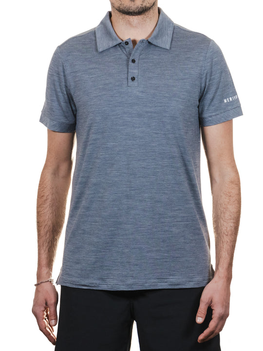 Merino Casual Polo-Shirt mit Tencel - Herren