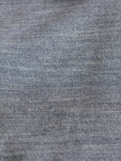 Merino Casual Polo-Shirt mit Tencel - Herren - Grau-meliert