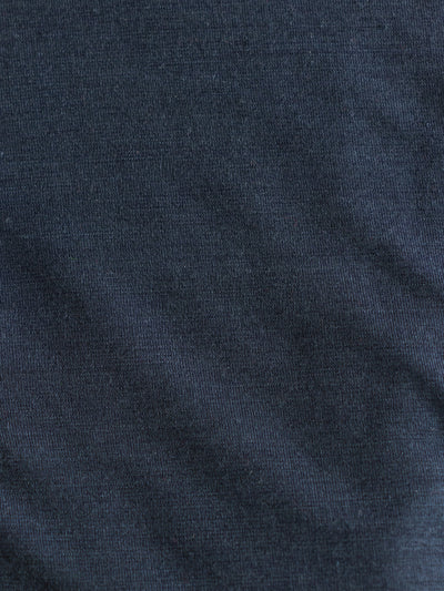Merino Casual T-Shirt mit Tencel - Herren - Dunkelblau
