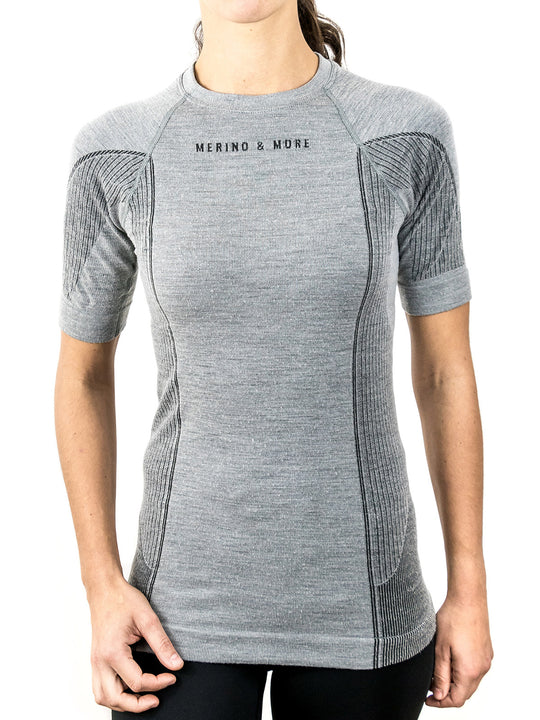 Merino Funktions-Shirt Kurzarm Damen