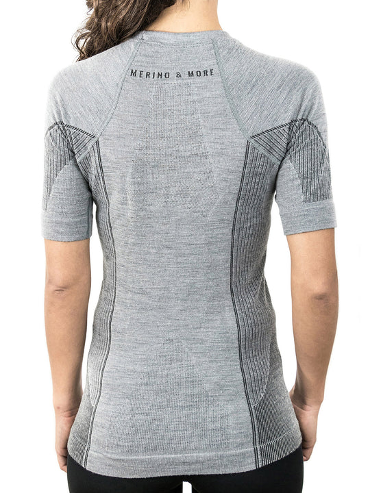 Merino Funktions-Shirt Kurzarm Damen