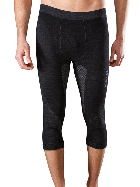 Merino Funktions-Hose 3/4 Herren