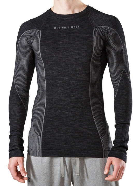 Merino Funktions-Shirt Langarm Herren