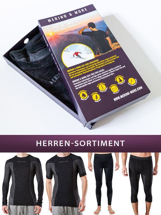 Merino Funktions-Shirt Langarm Herren